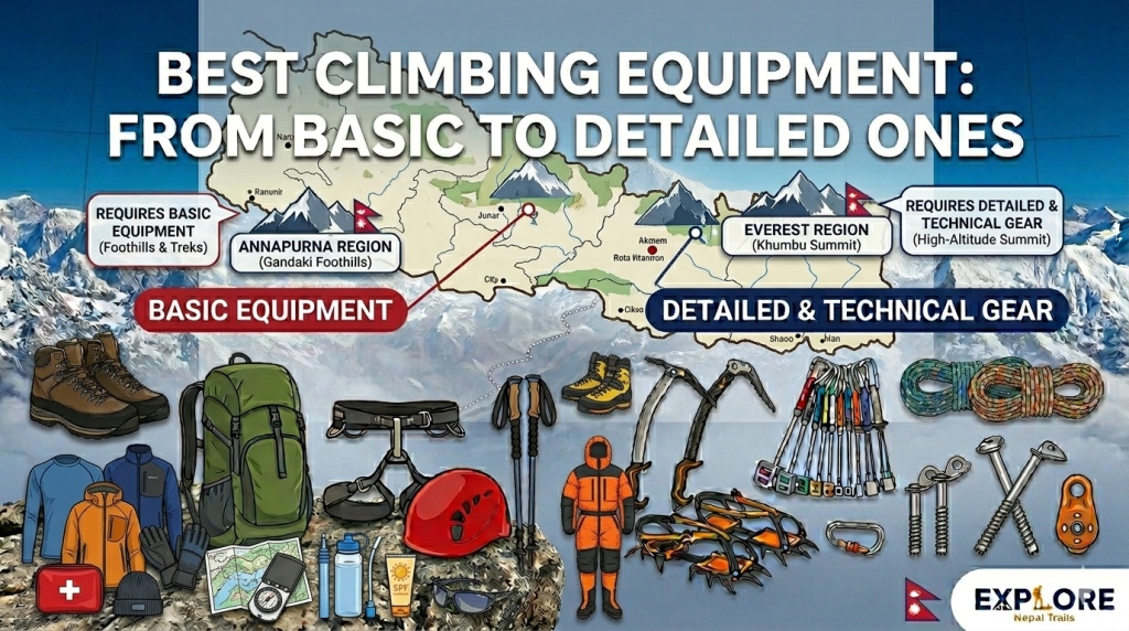 Explore-nepal-trails-trekkiing-equipments