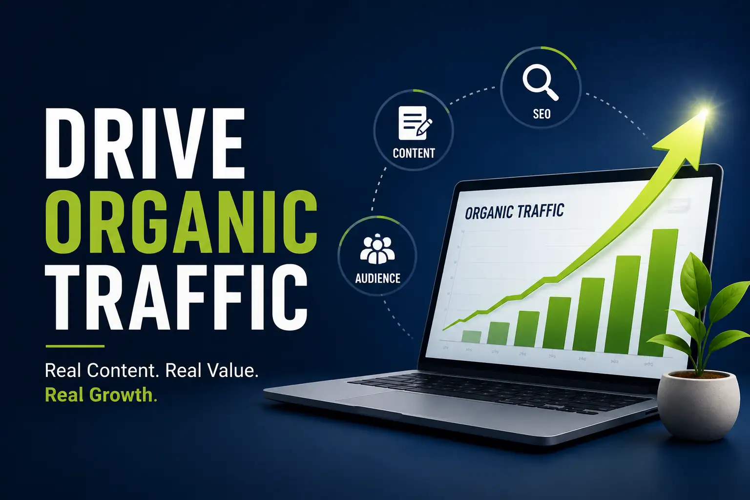Content Creation helps in Driving Organic Traffic